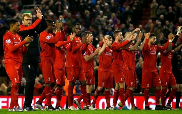 Jurgen Klopp salute, team