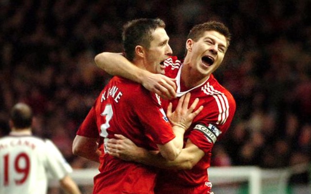 Steven Gerrard & Robbie Keane