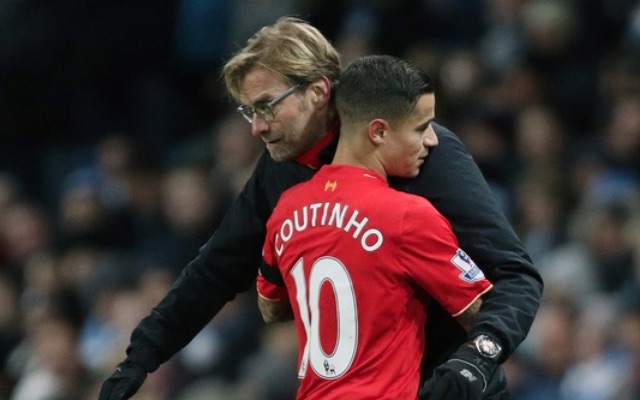 Philippe Coutinho & Jurgen Klopp