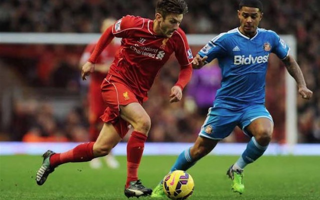 Adam Lallana v Sunderland