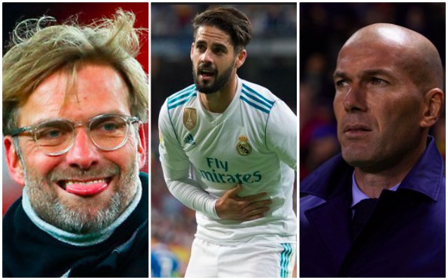 Klopp, Isco, Zidane