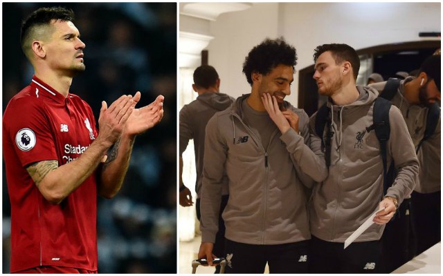 Dejan Lovren, Mohamed Salah, Andrew Robertson