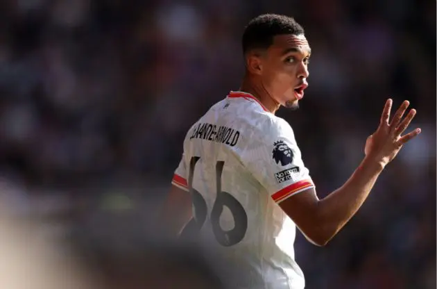 Trent's contract at Liverpool is set to expire next June
