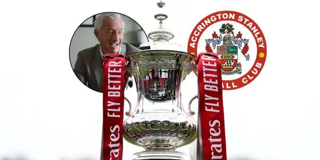 Ian Rush reacts to facing Accrington Stanley in the FA Cup