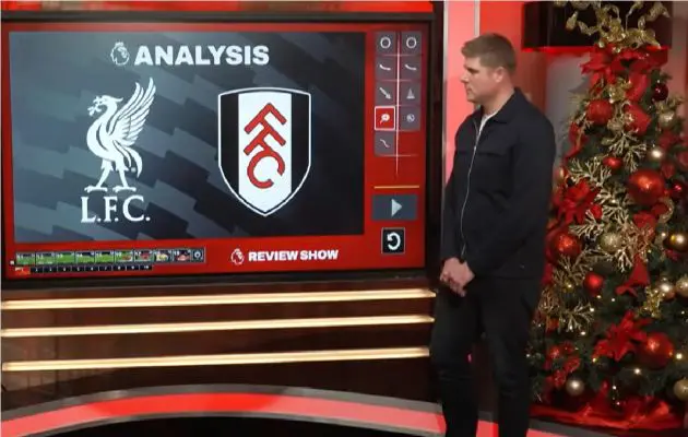 Neil Mellor felt that Antonee Robinson was 'lucky' not to have been sent off against Liverpool