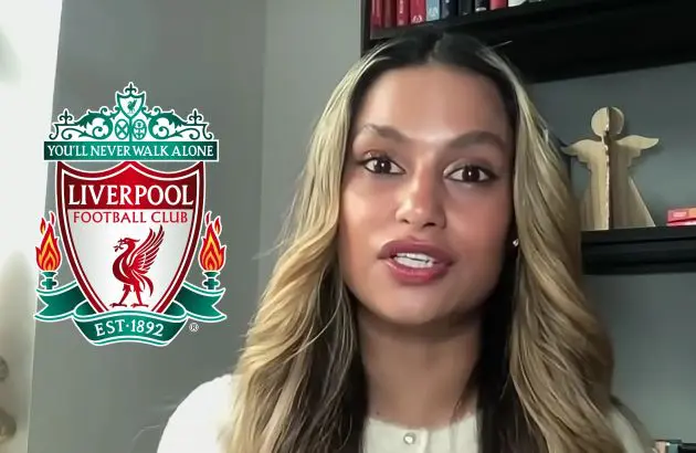 Melissa Reddy speaking to Sky Sports.