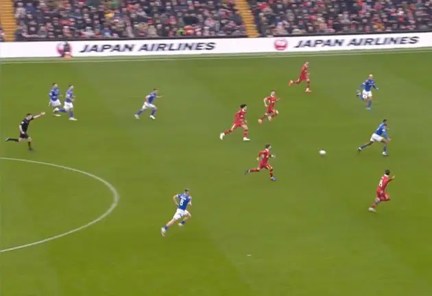 Jayden Danns scored Liverpool's third goal against Accrington Stanley