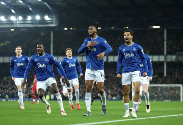 Everton's players goaded their Liverpool counterparts after the 2-2 draw on Wednesday night