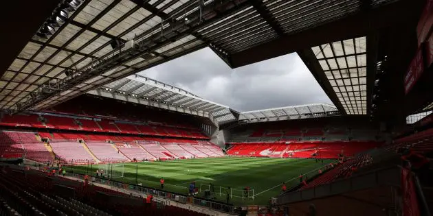 Anfield before kick off