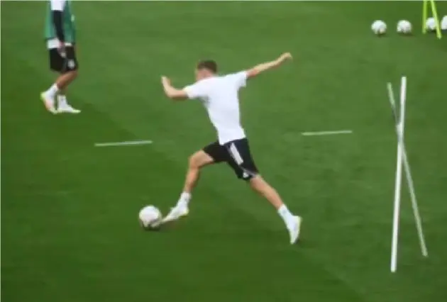 Florian Wirtz scored a sublime goal in Germany training