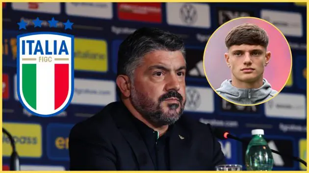 Gennaro Gattuso has praised Giovanni Leoni after the Liverpool defender's first senior Italy call-up