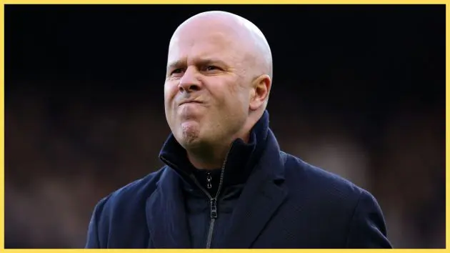 Arne Slot reacts after drawing with Fulham