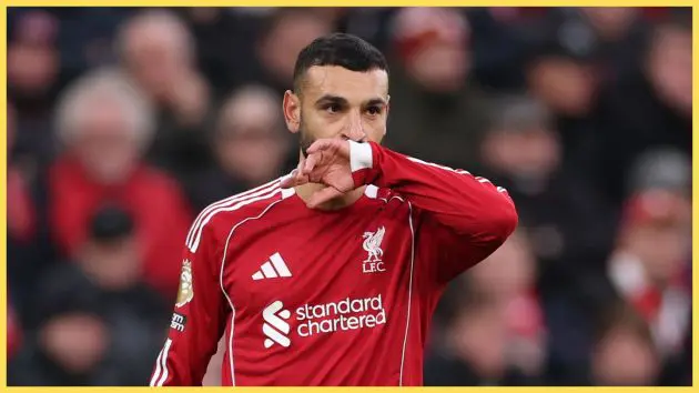 Mo Salah in action for Liverpool