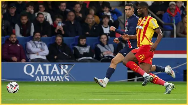 PSG and Lens are due to meet in Ligue 1 on the 11th of April
