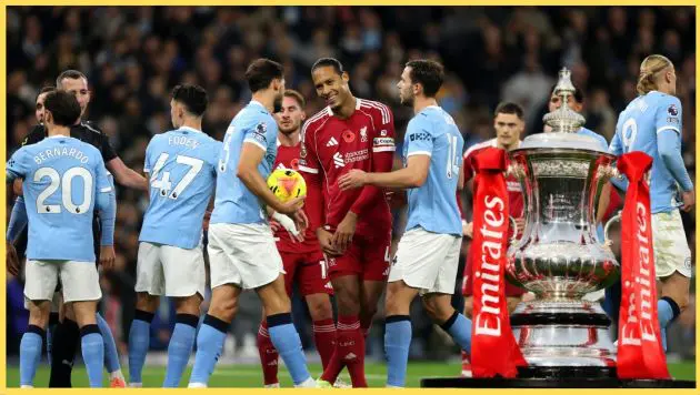 Manchester City and Liverpool will meet in the quarter-finals of the FA Cup