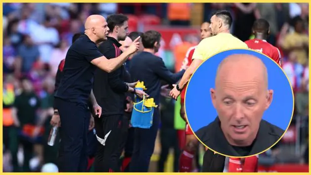 Arne Slot was enraged by Daniel Munoz's goal against Liverpool