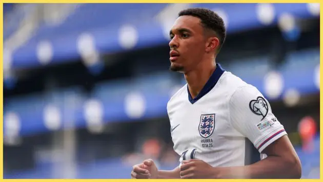 Trent Alexander-Arnold of England looks on during the FIFA World Cup 2026 European Qualifier between Andorra and England at RCDE Stadium
