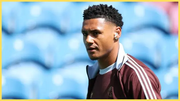 Ollie Watkins of Aston Villa arrives at the stadium prior to the Premier League match between Burnley and Aston Villa at Turf Moor