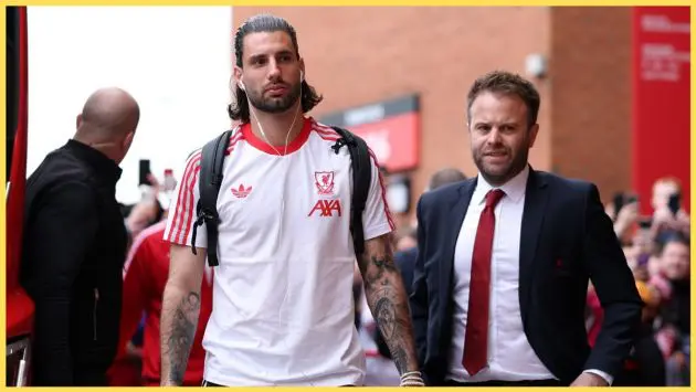 Dominik Szoboszlai defended his Liverpool teammates over their pre-match keepy-uppy at Old Trafford