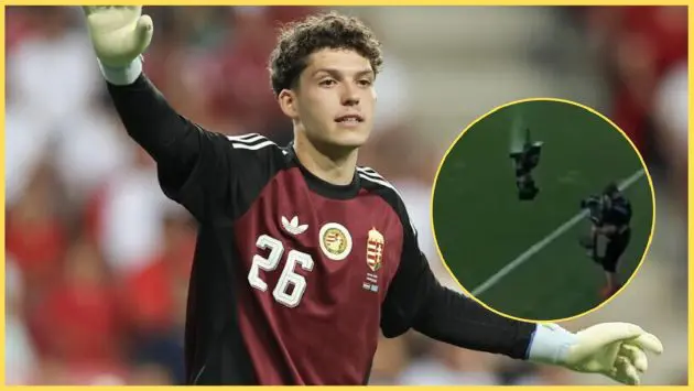 Armin Pecsi made his senior debut for Hungary against Kazakhstan on Tuesday