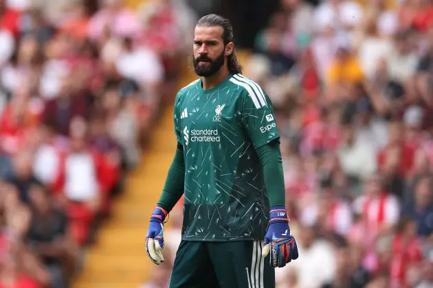 Alisson Becker is into the final year of his contract at Liverpool