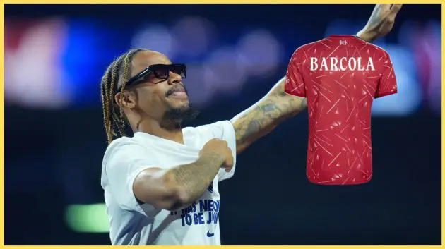 Bradley Barcola could potentially keep his number 29 shirt from PSG if he joins Liverpool