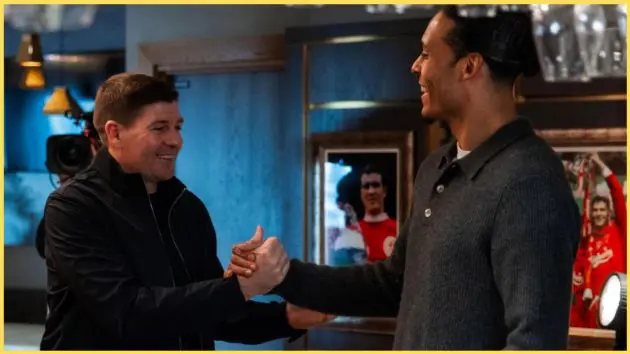 Steven Gerrard spoke with Virgil van Dijk before the latter's transfer to Liverpool