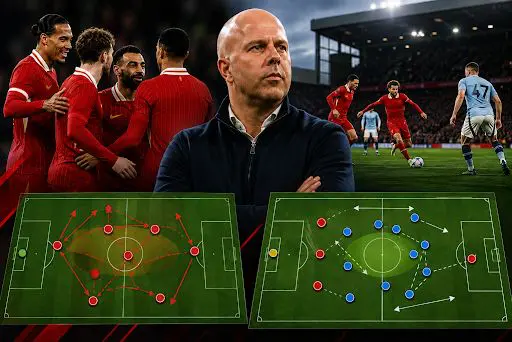 Arne Slot's tactical blueprint worked wonders at Liverpool in 2024/25 but fell apart the following season